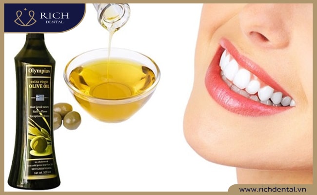 Dầu oliu mang nhiều ưu điểm trong việc làm trắng răng